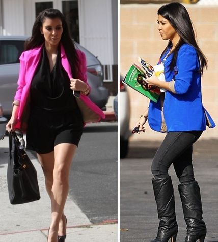 Kim Kardashian Neon Blazer