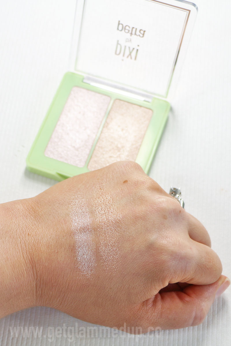 Pixi Glowy Duo Subtle Sunrise Swatches