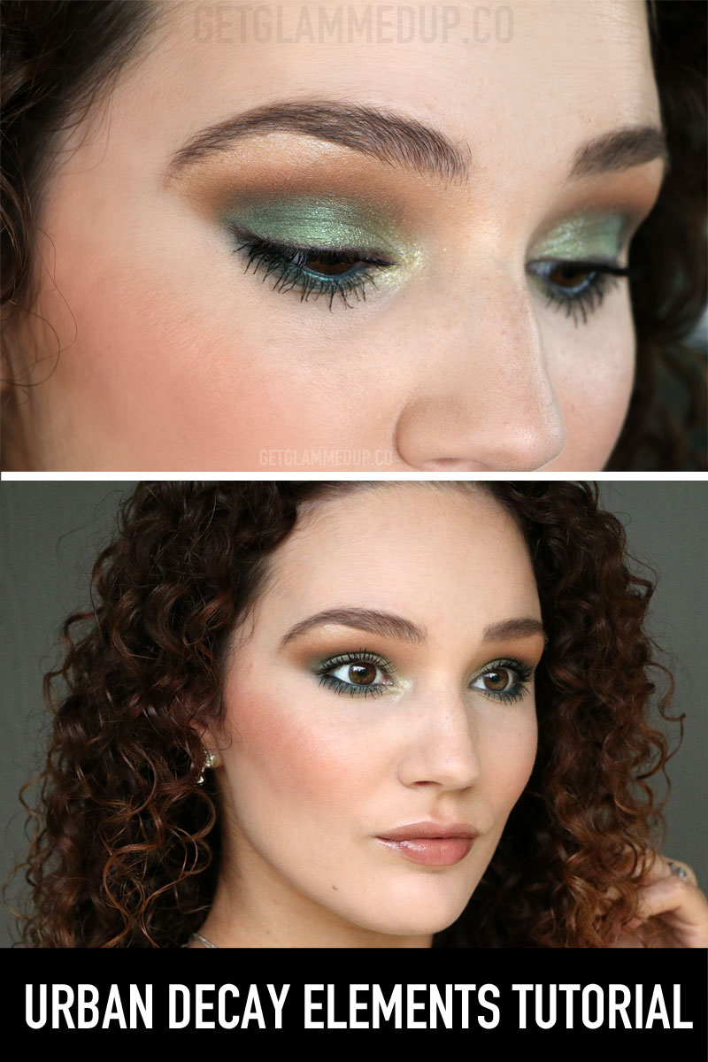 Fall Emerald Makeup Tutorial using the Urban Decay Elements Palette