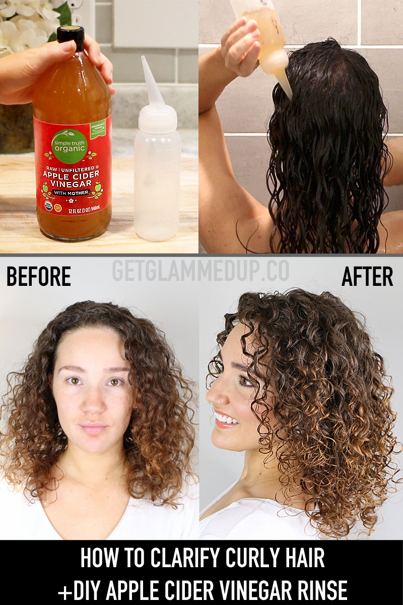 using boiling water to clarify hair