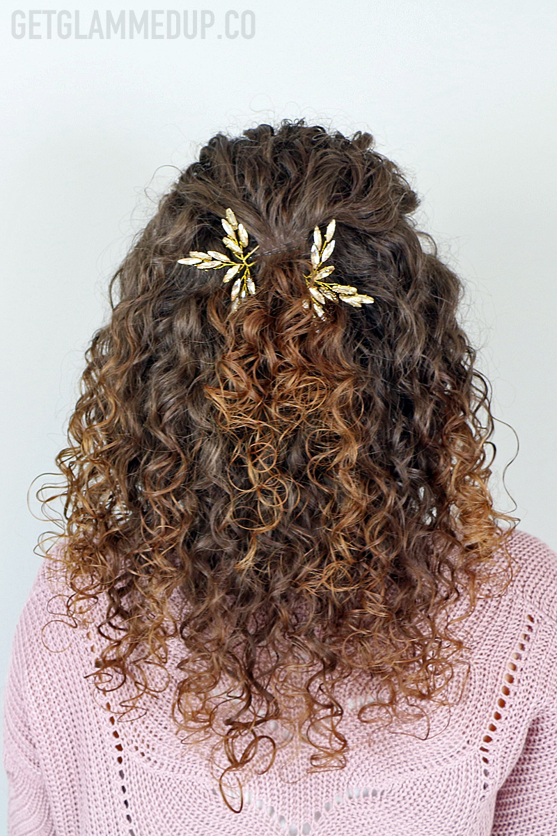VIDEO: Easy Wedding Hairstyle for Naturally Curly Hair - Gena Marie