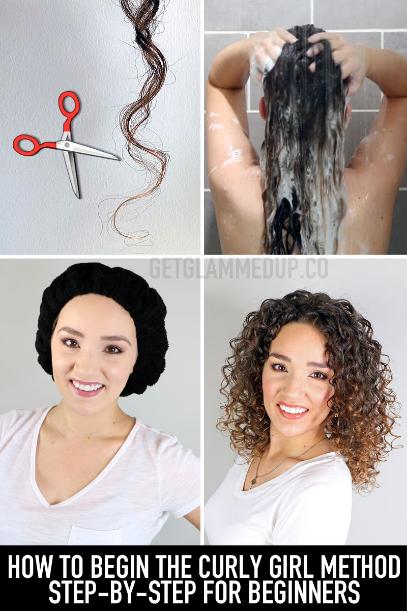 curly hair journey steps