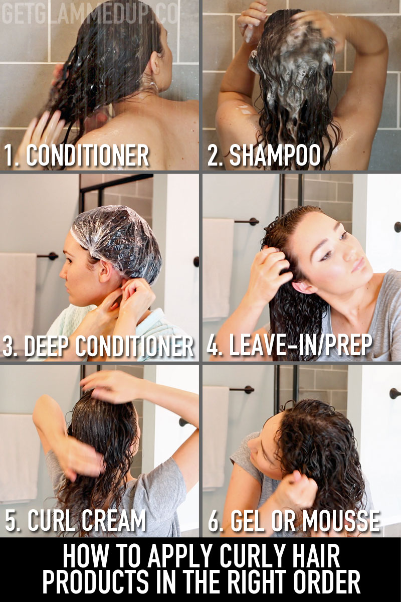 how to apply conditioner on hair video