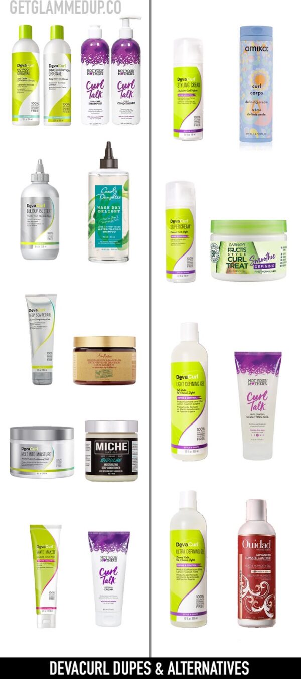 VIDEO: DEVACURL DUPES & Cheaper Alternatives - Gena Marie