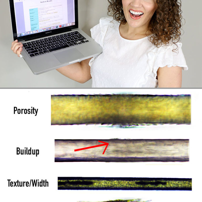 InDepth Hair Analysis Results from MyManeBio Accurate Porosity Test