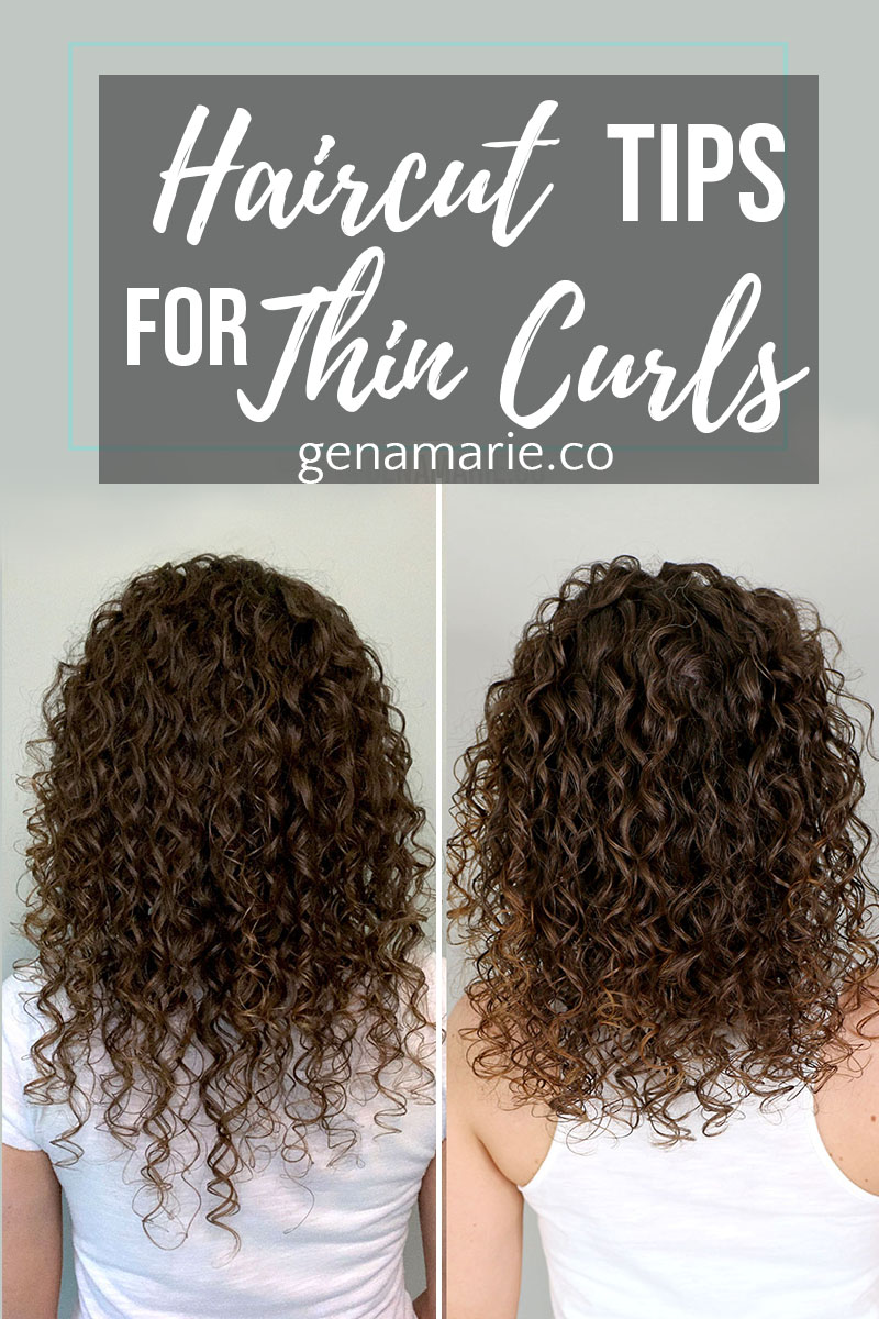 New Haircut! Getting Rid of Stringy ends + Tips for Low Density Curls -  Gena Marie