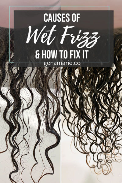 Causes of Wet Frizz & Webbing Between Curls