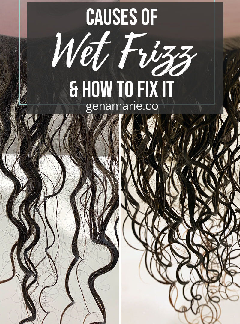 Causes of Wet Frizz & Webbing Between Curls
