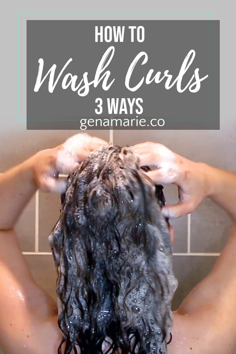 How to Wash Curly Hair, Clarify, & Co-Wash for Beginners - Gena Marie