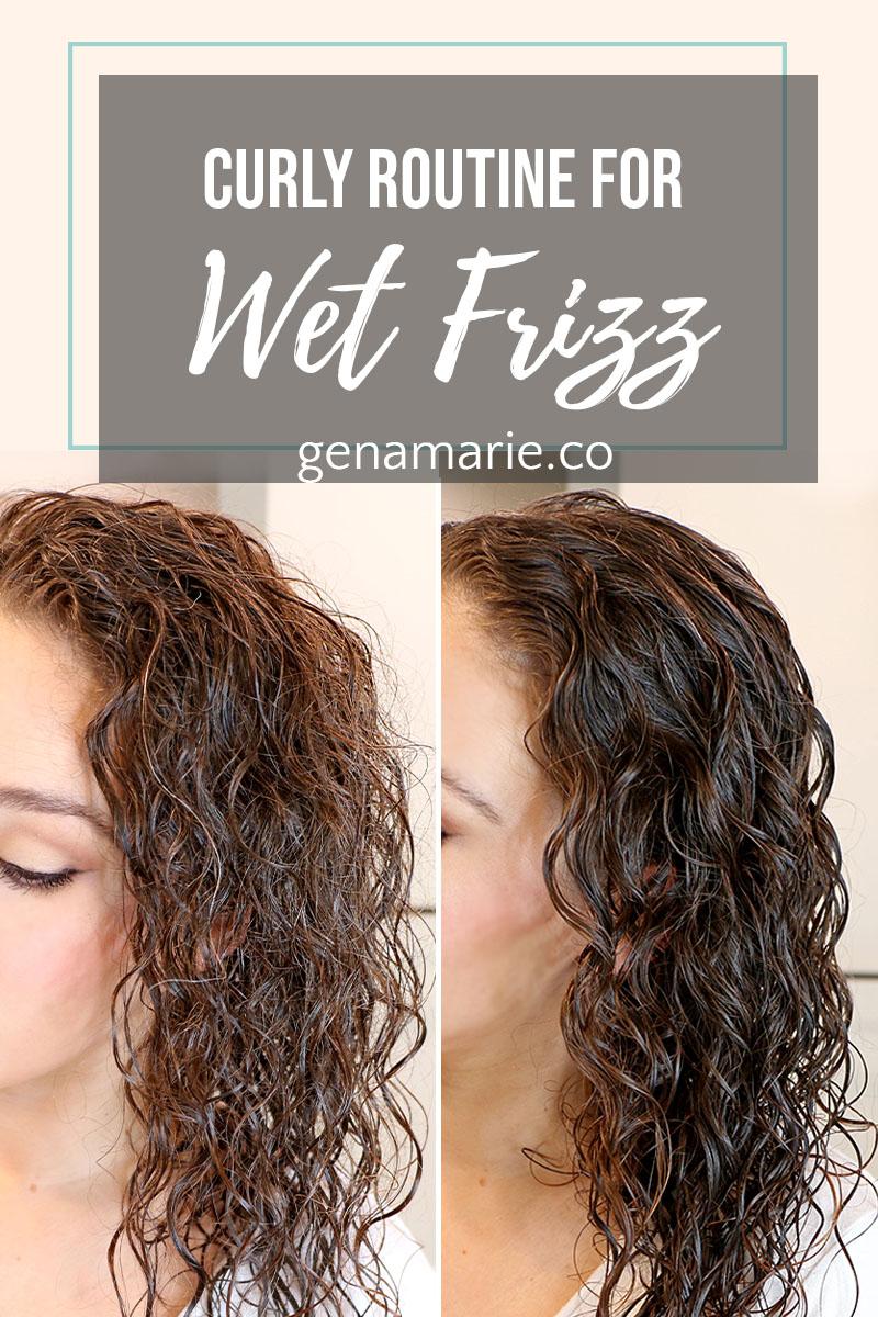 Curly Hair Routine for Wet Frizz + How to Tame Wet Frizz - Gena Marie