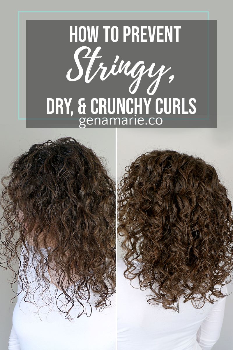 How to Prevent Stringy, Dry, Crunchy Curls ft. Curlsmith - Gena Marie
