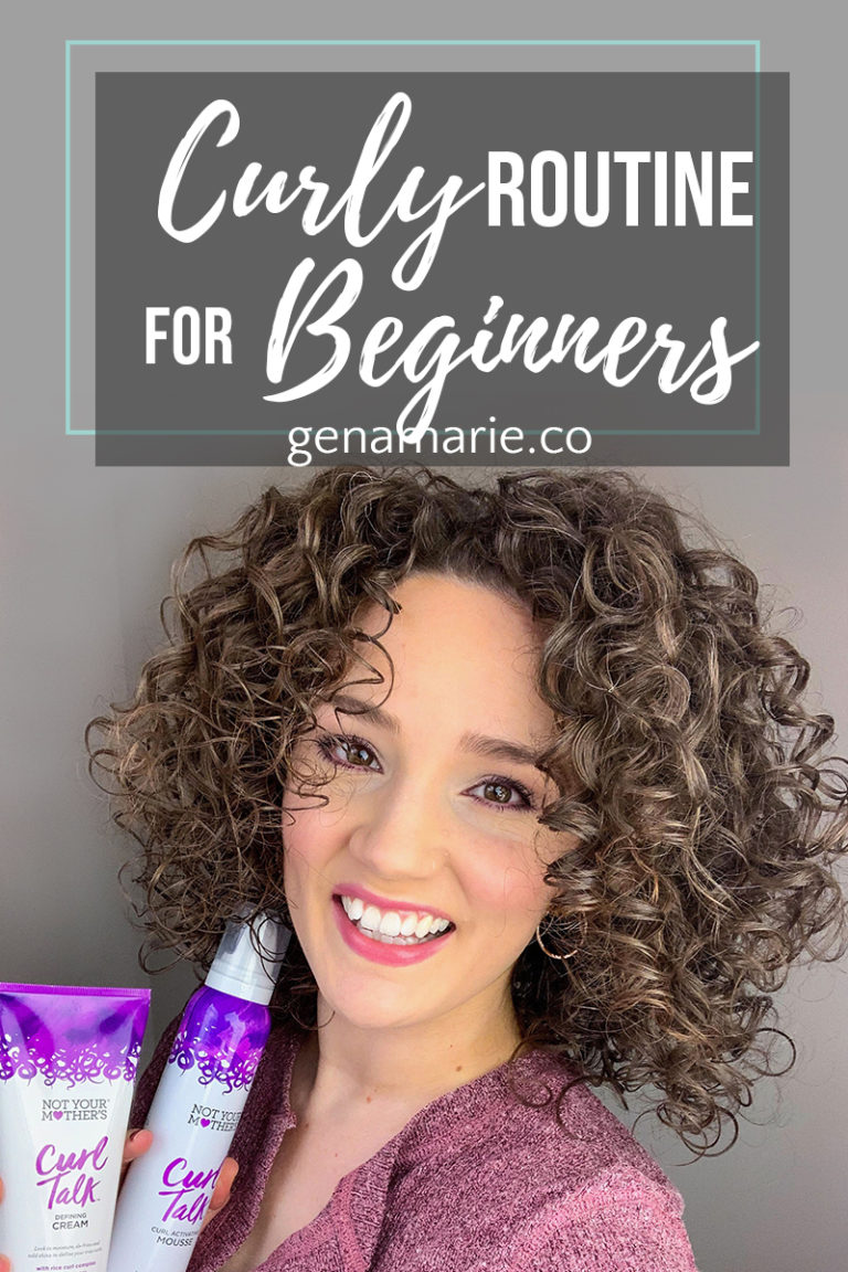 Beginner Curly Hair Routine using Drugstore Products, CGMfriendly