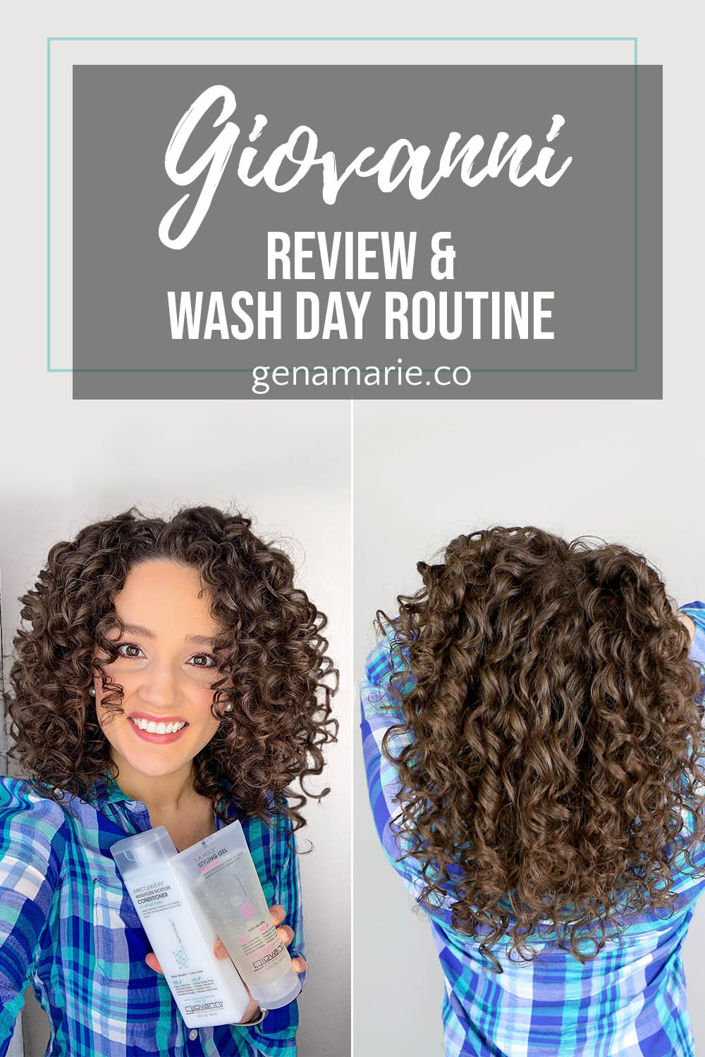 Trying Giovanni Curly Products for the First Time | Routine & Review on  High Porosity Hair - Gena Marie