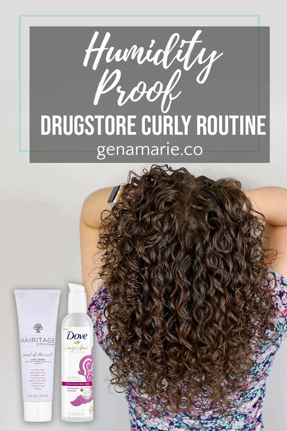 Drugstore Humidity Proof Curly Hair Routine