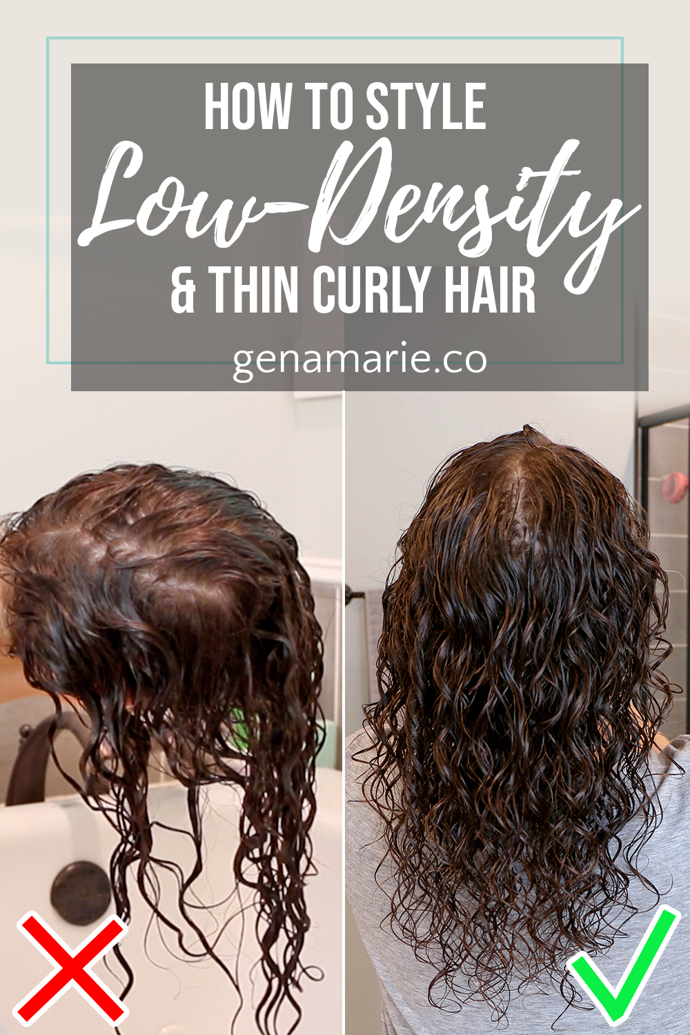 How to Style Low-Density/Thin Curls, Dos & Don'ts - Gena Marie