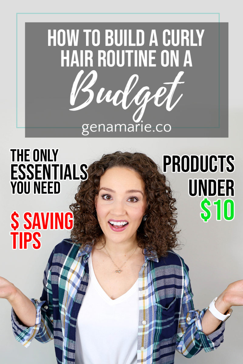 Budget Curly Hair Routine