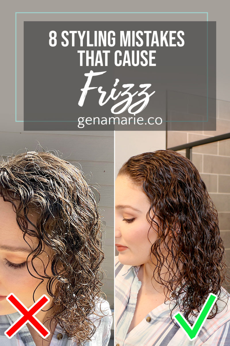 Curly Hair Styling Mistakes that Cause Frizz