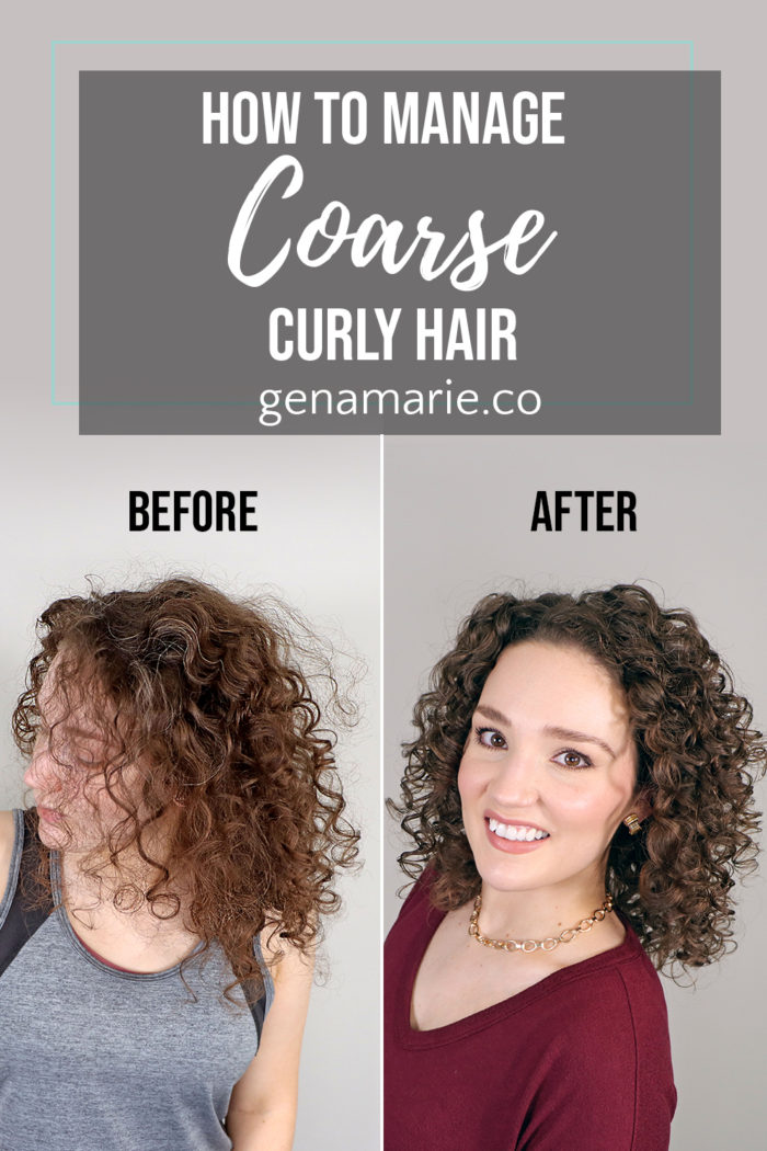 How to Manage Coarse Curly Hair | Brittle, Dry, Tangly, & Uneven Curls ...