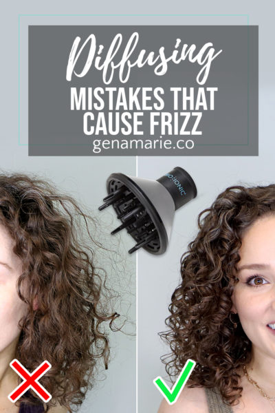 Diffusing Mistakes that Cause Frizz