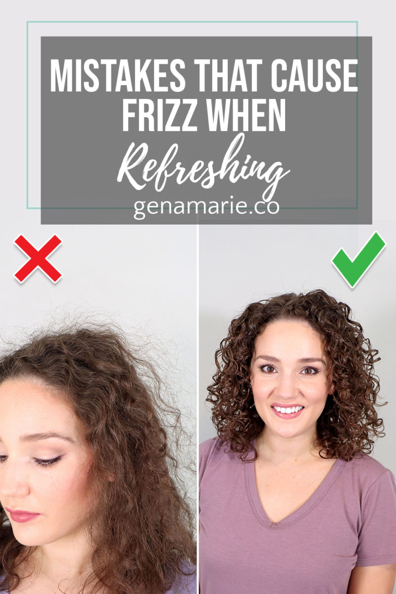 Mistakes that Cause Frizz When Refreshing