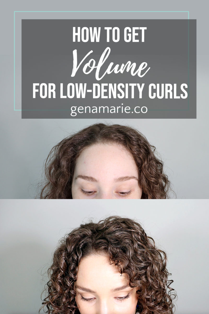 How to Get Volume for Low Density Curls