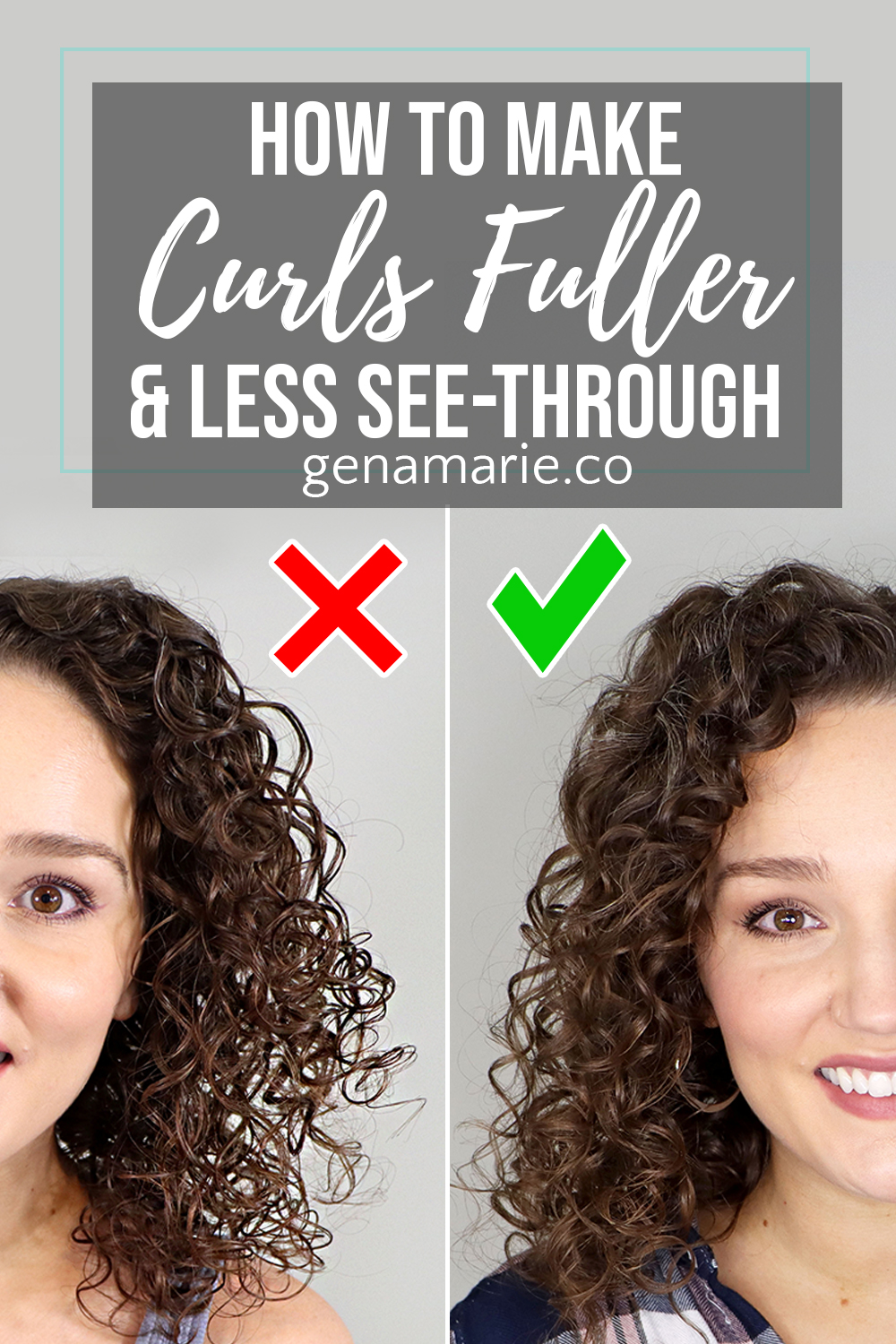 How to make curls look fuller