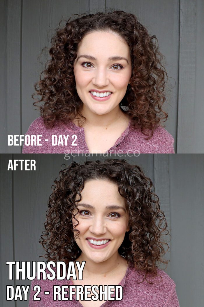 A Realistic Week of Curly Hair - Wash Day, Workout & Sleep Protection ...