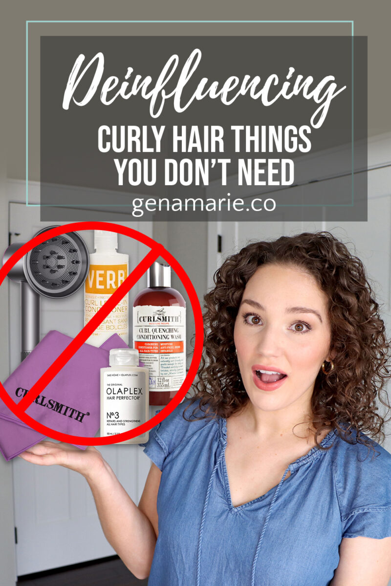 Curly hair things you don't need