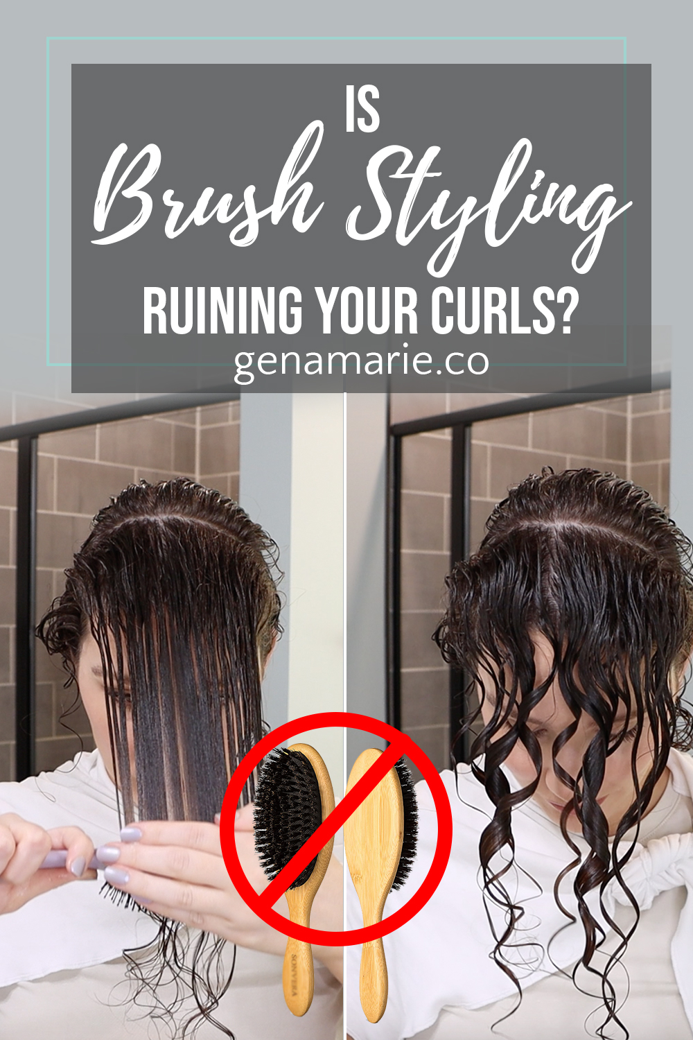 Can brush styling damage your curls