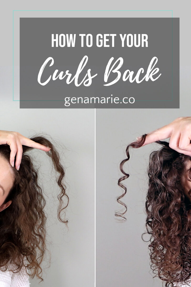 How to Get your Curls Back