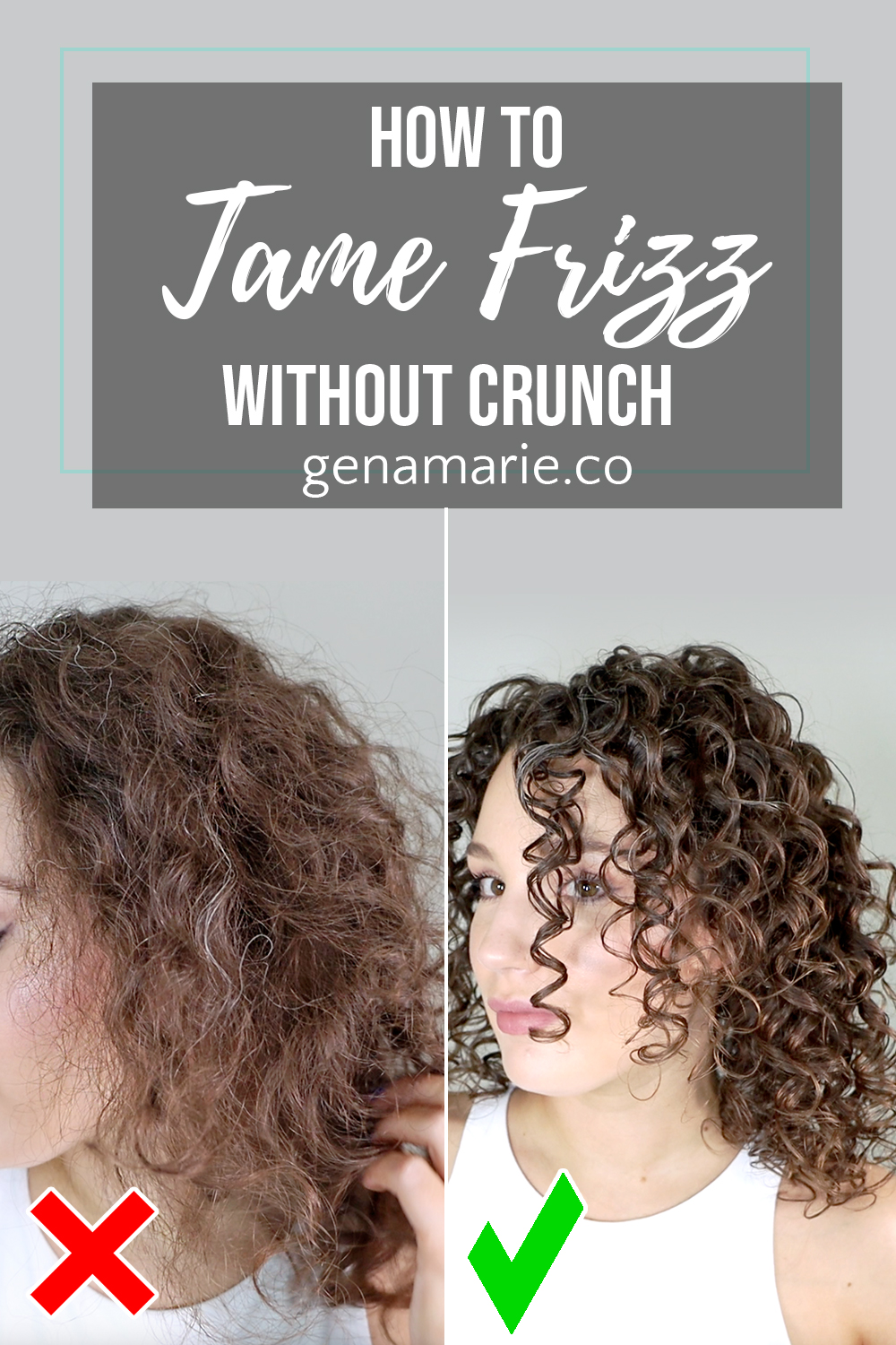 How to Tame Frizz without Crunch