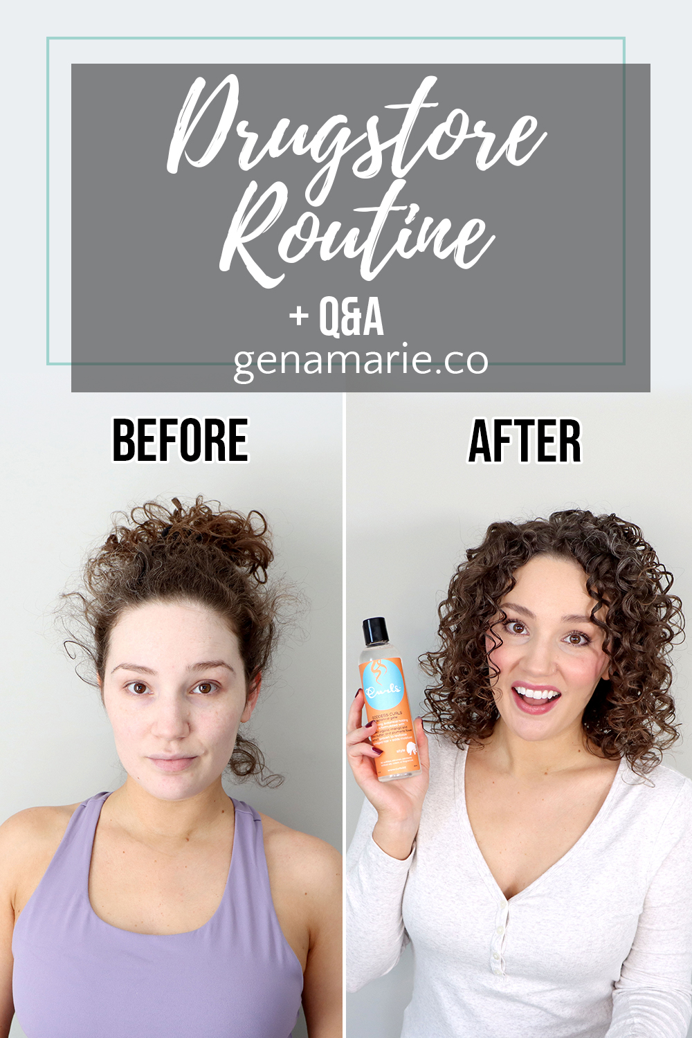 Drugstore Curly Hair Routine + Q&A