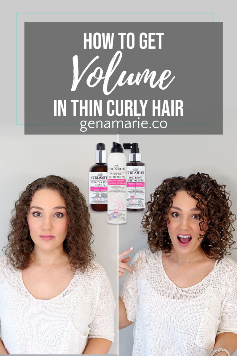 How to Get Volume in Thin Curly Hair