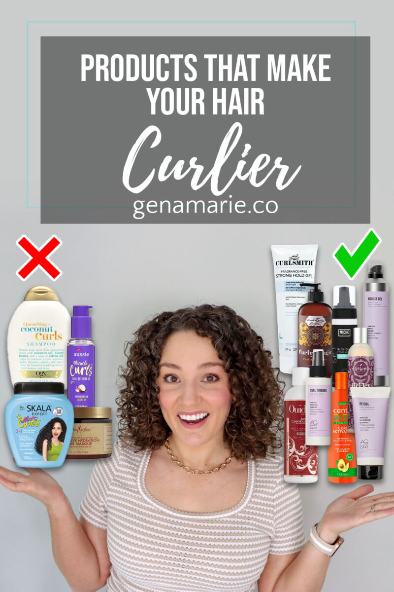 Products that make hair curlier