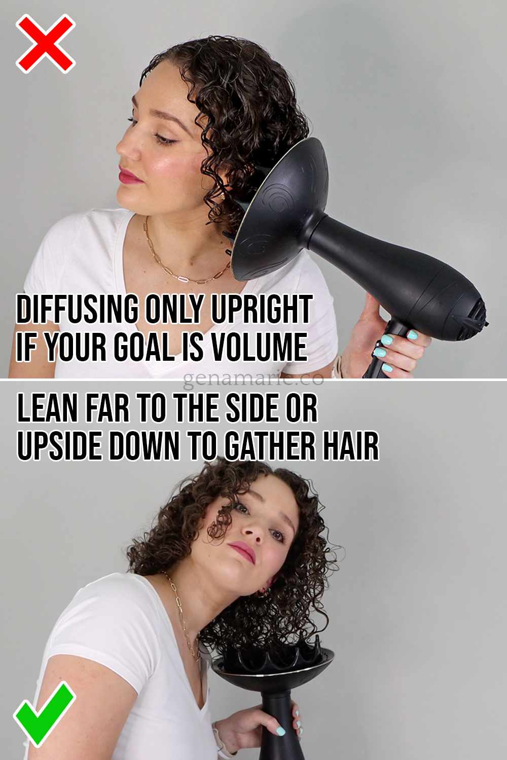 Diffusing upright