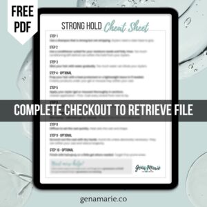 Strong Hold Method Cheat Sheet