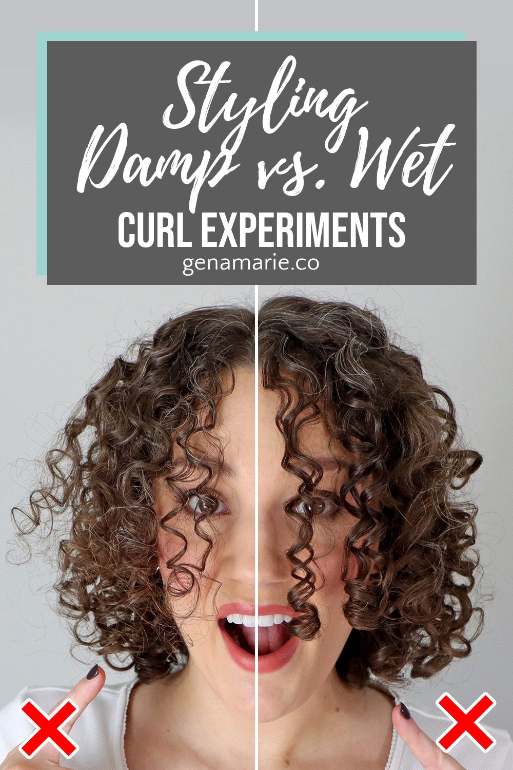 Styling Damp vs. Wet Curl Experiments