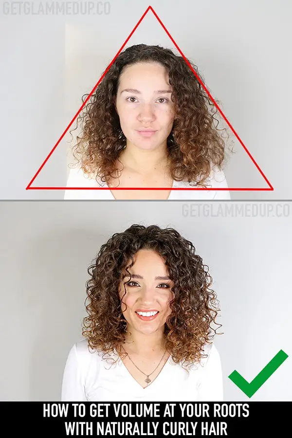 How to Get Volume, Prevent Flat Roots & the Triangle Shape with Curly Hair